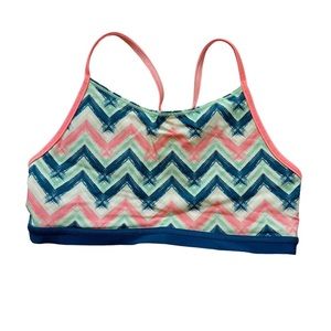 Ivivva Chevron Swim Bra Top